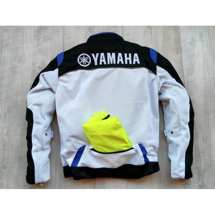 Áo khoác bảo hộ Yamaha ( kèm bộ gù giáp + áo mưa ) _racing