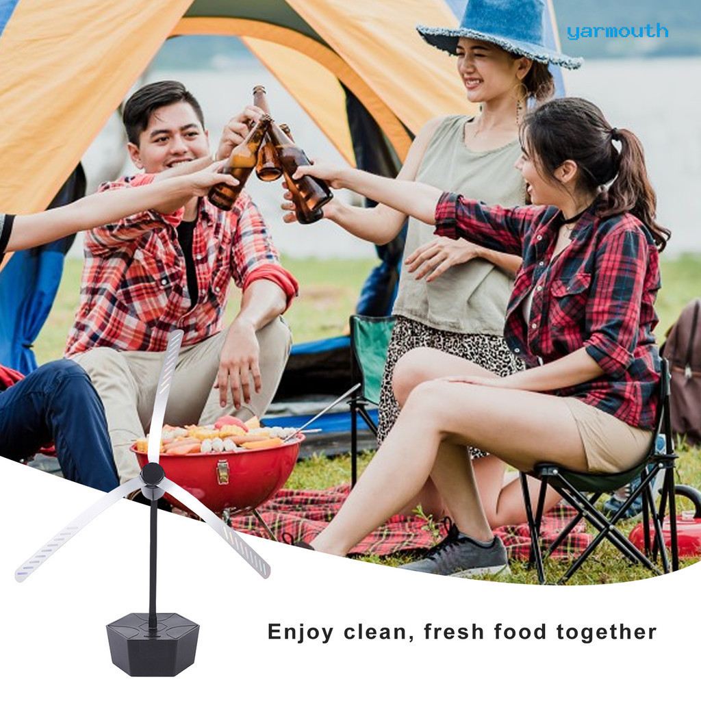 Quạt Đuổi Ruồi Có Cánh An Toàn Di Động Không Ồn Cho Tiệc BBQ