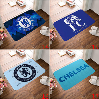 Thảm cửa Logo Chelsea FC Quà tặng thiết thực cho bạn bè Phòng ngủ Văn phòng Trang trí nội thất Thảm trải sàn chống trượt (60x40CM)