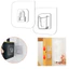 COMBO 2 Miếng Dán Trong Suốt Chữ U-A Có Thể Cài Vào Nhau Dùng Để Dán Tường Treo Đồ Vật Đa Năng, Ổ Điện, Remote-GIOVA