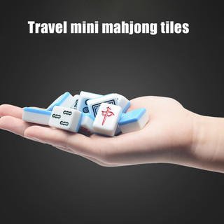 Size lớn| 144 Cái / bộ mạt chược Giải trí di động Trò chơi tiệc Melamine mạt chược cho trong nhà