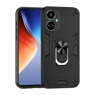 Dành Cho Tecno Camon 19 Pro / 19 Neo Ốp điện thoại Có Chân Đế Vòng Metel Giá Đỡ Từ Tính Lưng Cứng Mềm TPU Edge Chống Sốc Chống Rơi Mỏng Bao