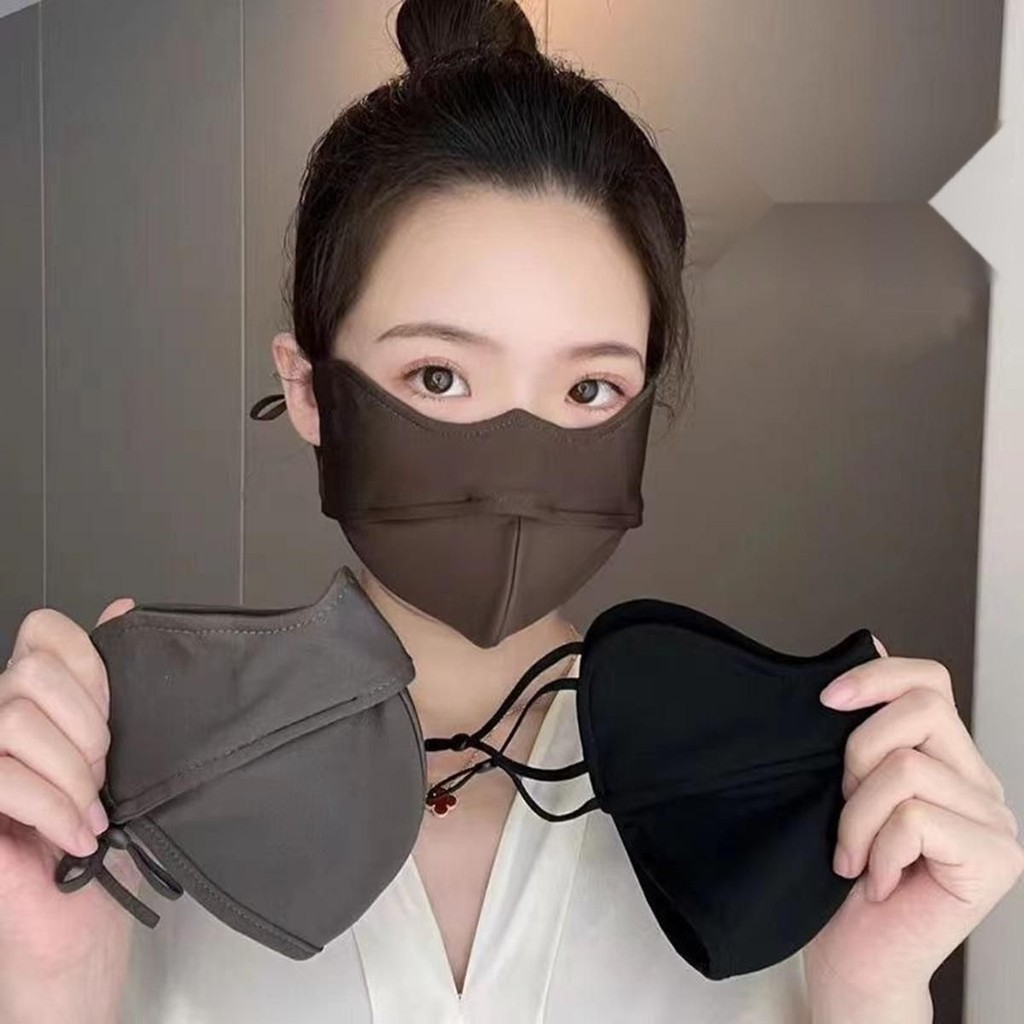 Khẩu Trang Chống Nắng UPF 50 + + Dày Dặn Giữ Ấm Thoáng Khí Chống Tia UV  Women