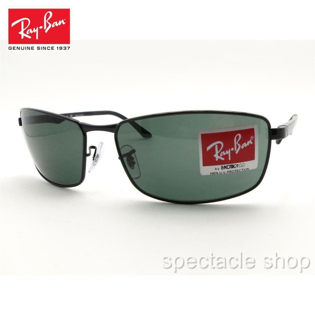 [Bản gốc] ray (2022) Kính râm cấm 3498 002 / 71 đen xanh mới đích thực ...