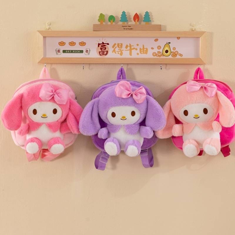 Ba lô gấu dâu tây SQ11 Lotso dành cho học sinh Dung tích lớn Nhẹ Đa năng Hoạt hình dễ thương Trẻ em Schoolba