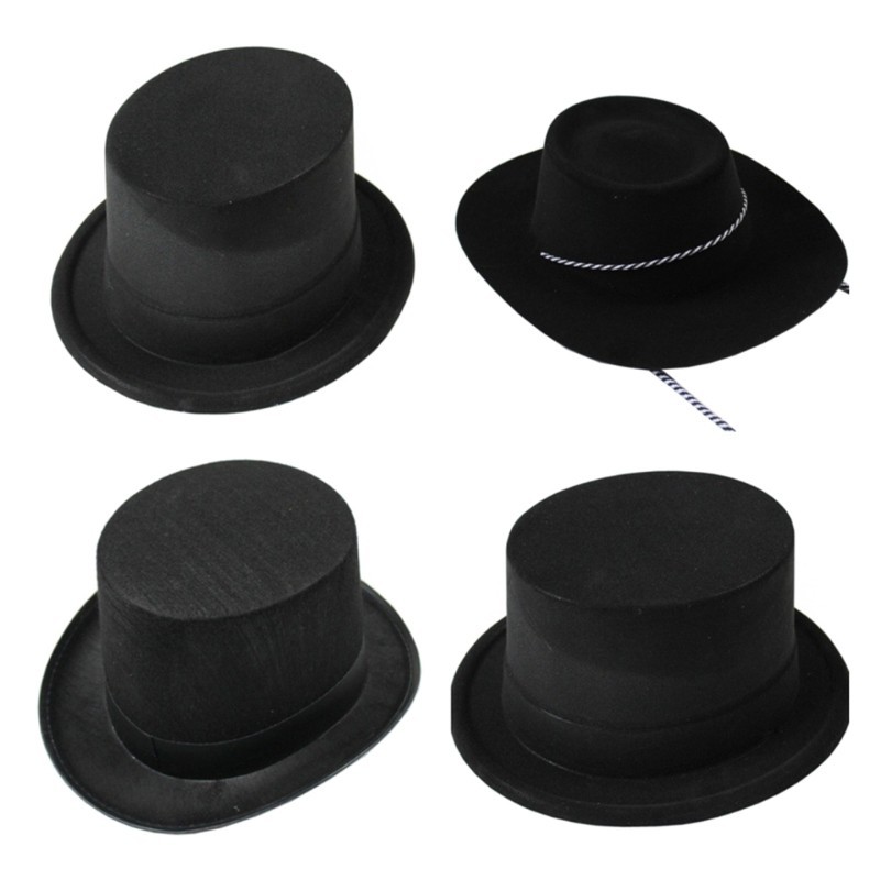 [CH] Dress Up Panama Hat Roll Trim Hat Unisex Roleplay Trang phục dự tiệc Mũ Fedoras