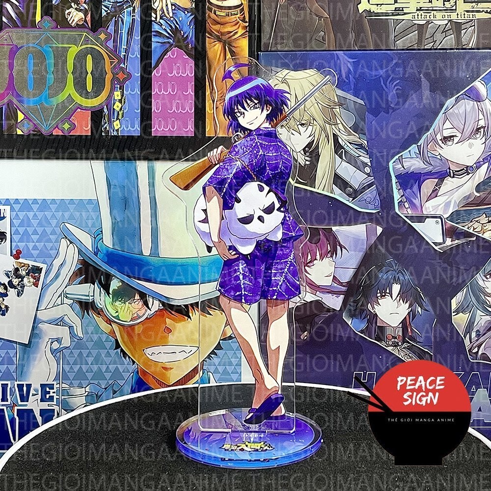 Mô hình standee IRUMA GIÁ ĐÁO ver LỄ HỘI Mairimashita! Iruma-kun mica chibi arcylic anime trưng bày