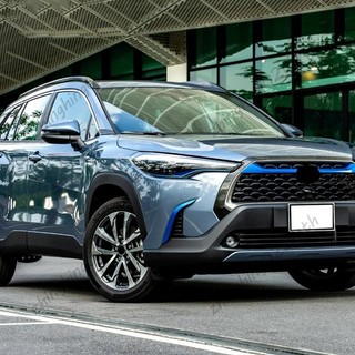 Dành Cho Xe Toyota Corolla Cross 2020 2021 ABS Chrome Xanh Trước Sương Mù Đèn Viền Bao Viền Trang Trí Ngoại Thất