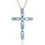 ❤ Ban Đầu Phong Cách Mới Đa Phong Cách Sapphire Series Full Kim Cương Bạc Vòng Cổ Nữ Bán Chạy Mặt Dây Chuyền Sapphire Tinh Tế Sang Trọng Quà Tặng