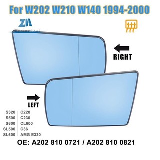 Gương Cánh Bên Kính Làm Nóng Có Tấm Lưng Cho Xe Mercedes-Benz C W202 E W210 S W140 1994-2000