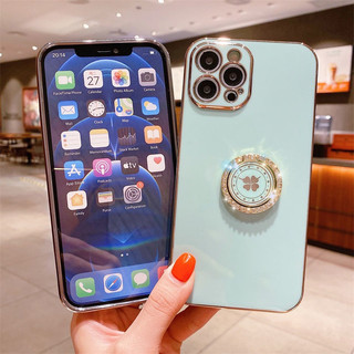 Dành Cho iPhone 16e Vỏ 2025 Thiết Kế Mới Dành Cho iPhone16e Cho iPhone 16 e Sang Trọng Silicon Mềm Mạ Điện Ốp Lưng Điện Thoại Có Giá Đỡ Nhẫn