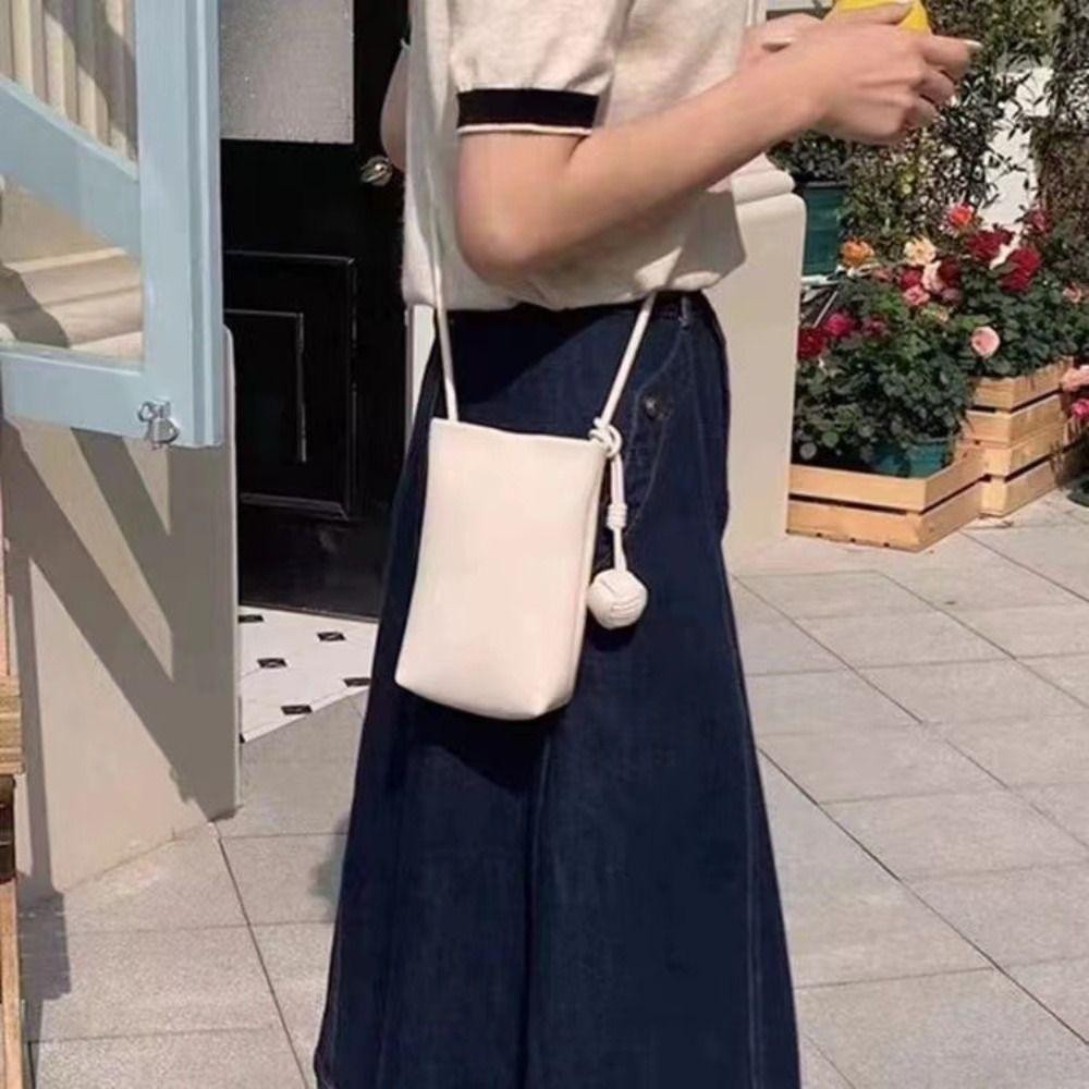 Túi đeo chéo GUSTAVA, Túi đeo vai PU mềm nhẹ, Ví đựng tiền xu Mini chống nước dung tích lớn