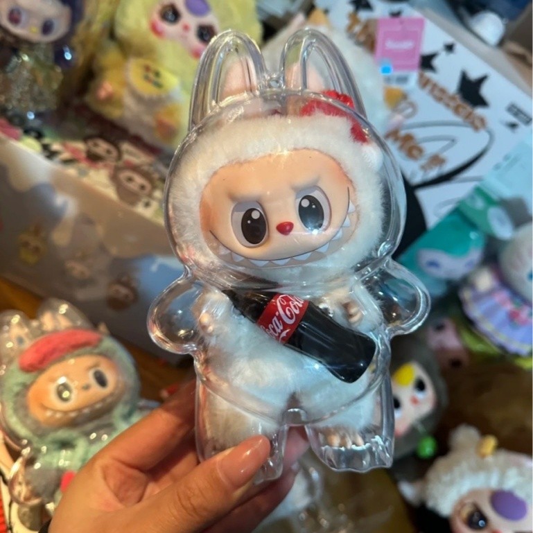 Ốp lưng Milan Multifarious Macaron Series Vỏ bảo vệ trong suốt 18cm Chống bụi 1 HD Hộp lưu trữ trong suốt Vinyl Hình Mặt dây chuyền Túi