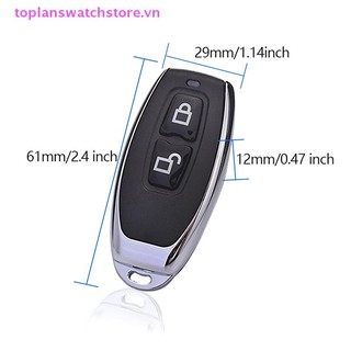 Toplanswatchstore 433 MHz Điều khiển từ xa không dây Mã học tập Tần số vô tuyến không dây Điều khiển từ xa cho ô tô Cửa có thể thu vào VN
