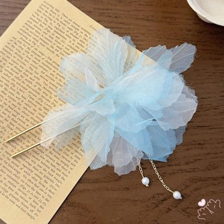 Kẹp tóc hoa cô dâu có trang trí ngọc trai Kẹp tóc hoa Bohemian cho đám cưới cô dâu