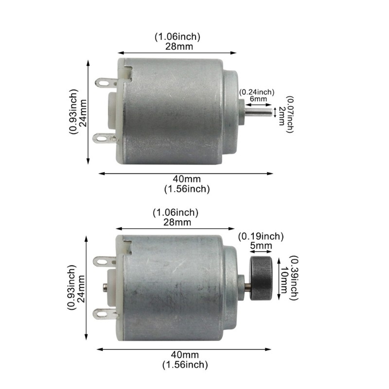 SUIT DIY Sở Thích 260 Micro Motor Mini Micro Motor DIY Sở Thích Đồ Chơi Ô Tô Động Cơ Điện