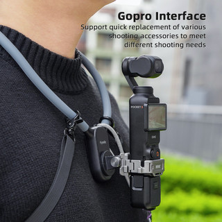 Dành Cho DJI OSMO POCKET 4 / 3 Hộp Mở Rộng Nhanh Đa Chức Năng Lạnh Giao Diện Giày Adapter Chân Đế Phụ Kiện Máy Ảnh