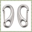 2 Chiếc Thuyền Biển Thép Không Gỉ Hình Trứng Lò Xo Kẹp Móc Kẹp Nhanh Carabiner Khóa Ngoài Trời