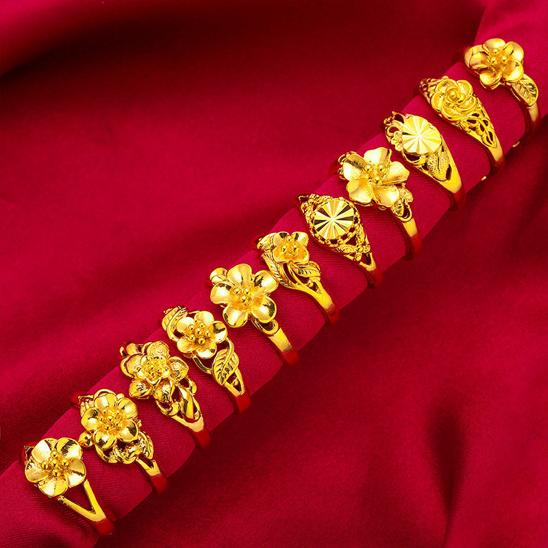 Women's Gold-Plated Wedding Ring by yuanzhenshishangshoushi.vn