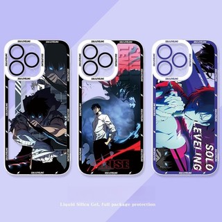 Ốp Lưng Cho Samsung Galaxy A06 A05 A05S A14 A15 A33 A73 A34 A35 A12 S20 A7 2018 Solo Leveling Anime Phim Hoạt Hình Dễ Thương Mềm Trong Suốt Vỏ Điện Thoại