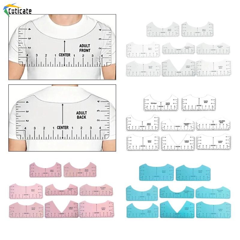 Cutate 8 Miếng Áo Thước Hướng Dẫn Bộ Công Cụ Căn Chỉnh Cho Đồ May Thủ Công
