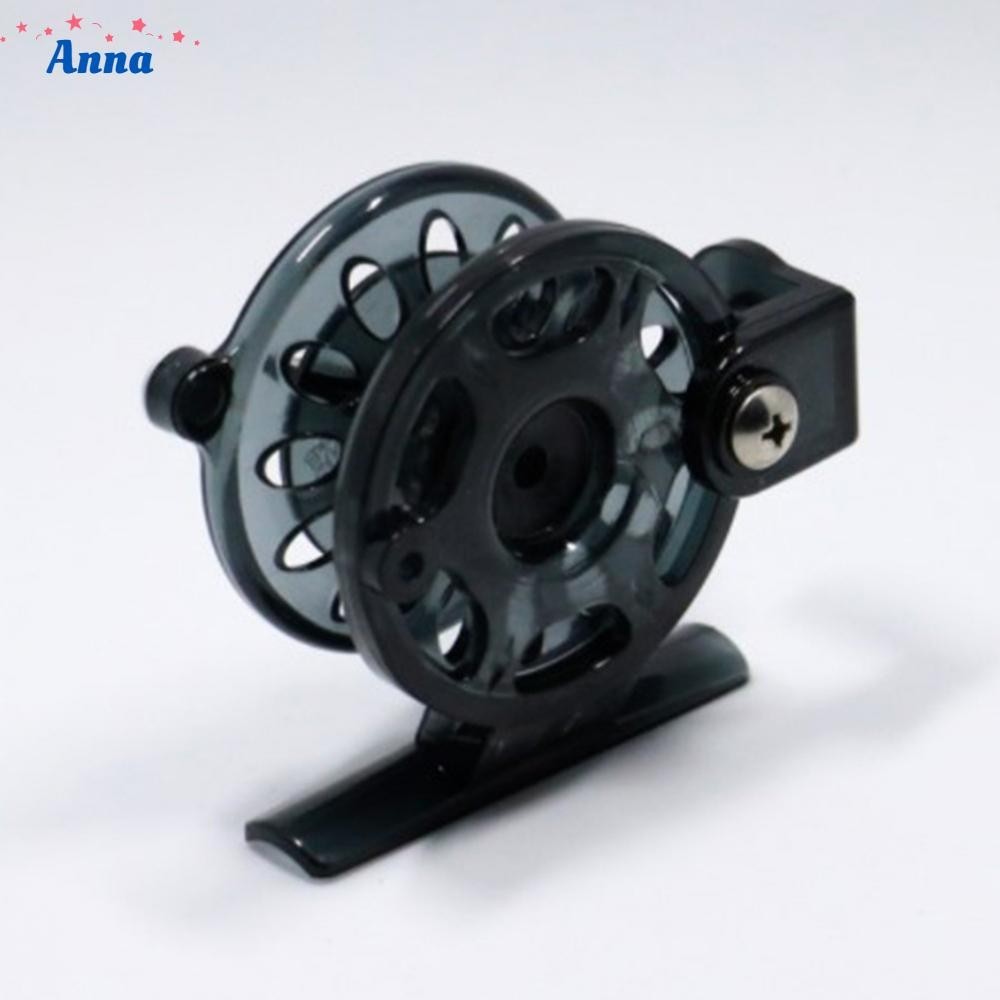 [Anna] Máy Câu Cá Cá Chép Fly Fishing Reel Ice Fishing Mini Nhựa Di Động Cuộn Cuộn Dây