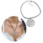 BTF Nữ Vintage Vòng Cổ Thanh Lịch Xoắn Mặt Dây Chuyền Neckchain Có Thể Điều Chỉnh Dây Choker Nhung Dây Xương Đòn Dây Trang Sức