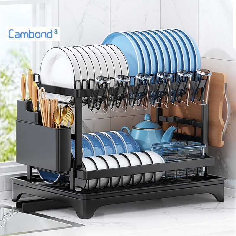 Cambond 3 Giây Lắp Đặt 2/3 Tầng Giá Phơi Món Ăn Nhà Bếp, Lắp Đặt Miễn Phí