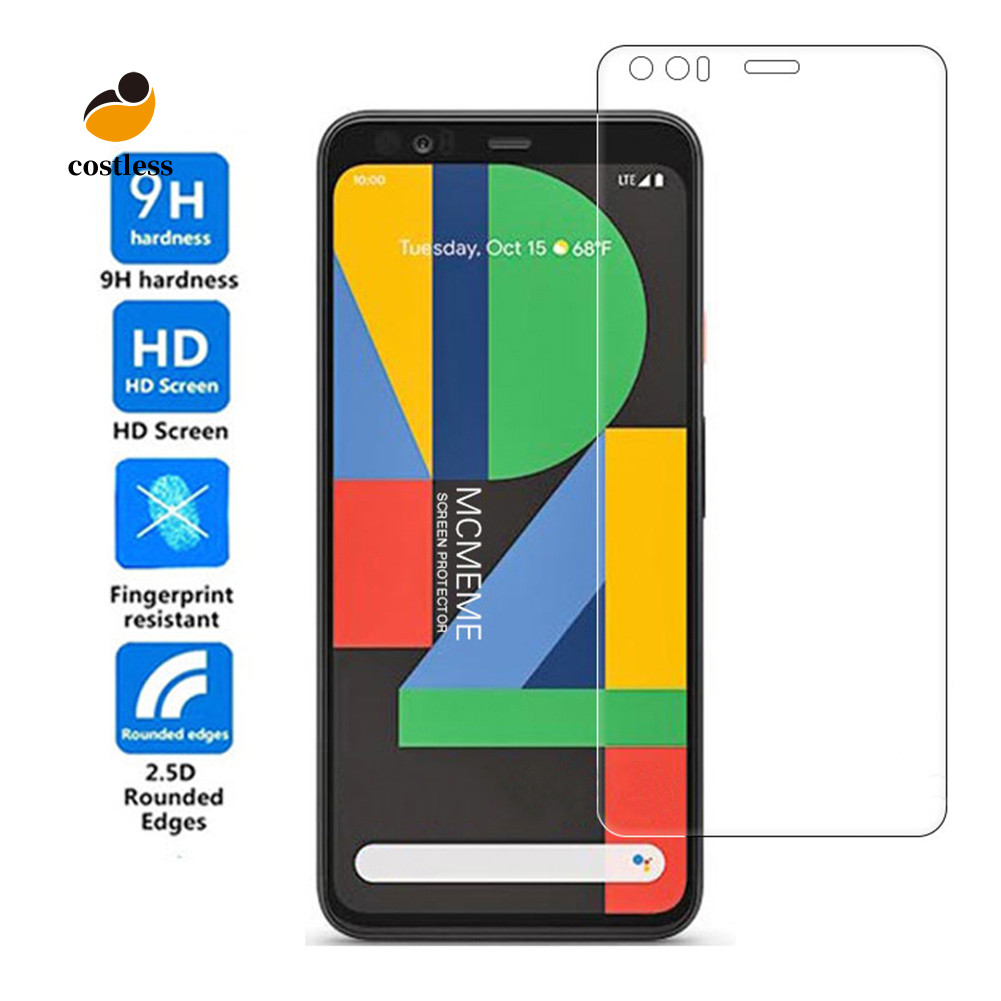 Phim bảo vệ màn hình kính cường lực toàn diện chống trầy xước không tốn kém cho Pixel 4 / 4XL