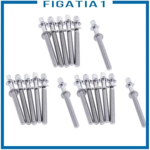 18 Chiếc Chrome 60mmx5mm Trống Căng Thanh Cho Tom Snare Trống Phần Phụ Kiện