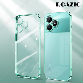 Ốp Điện Thoại Cho Realme C67 C60 C53 C51 NFC / Realme Note 50 Viền Mạ Sang Trọng Trong Suốt Vỏ Silicon Mềm Chống Sốc Trong Suốt