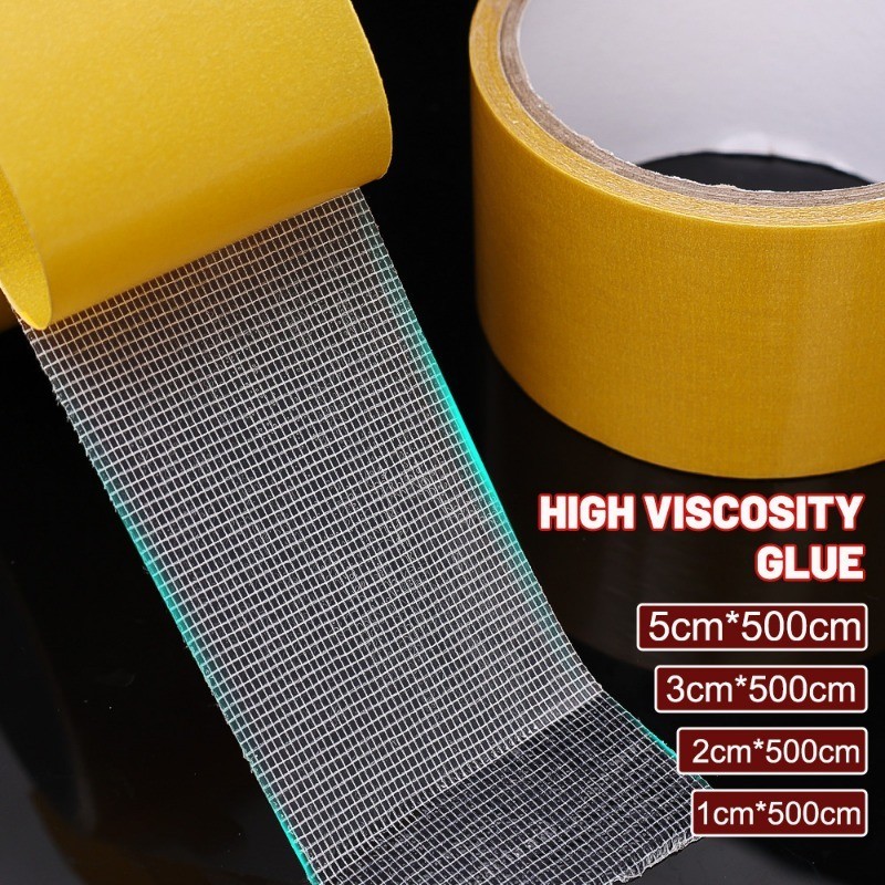 Băng dính vải hai mặt có lưới trong suốt có độ bám dính cao chắc chắn Băng dính hai mặt