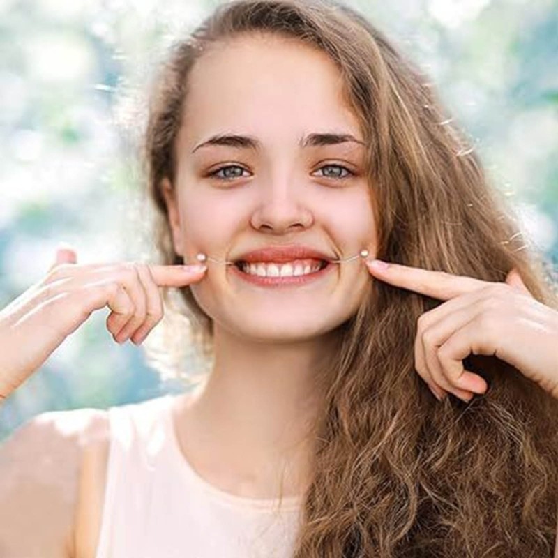 Exhila Stylish Lip Stud for Captivating Face Training Chic Lip Training Tool Dimple Maker for Fashion forward Cá nhân