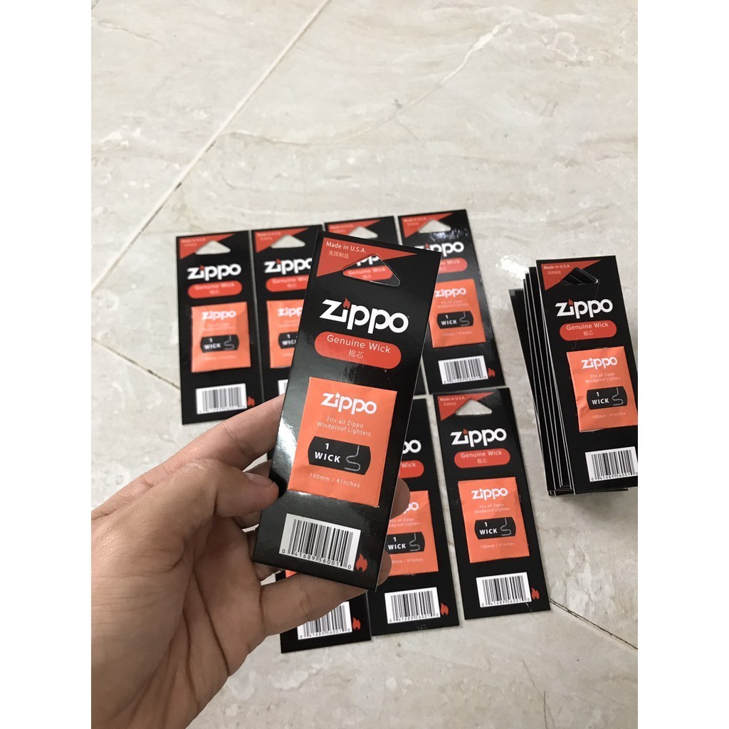 Bấc Zippo, tim zippo vỉ sợi dài 100mm - Wan Store chuyên sỉ sll ...
