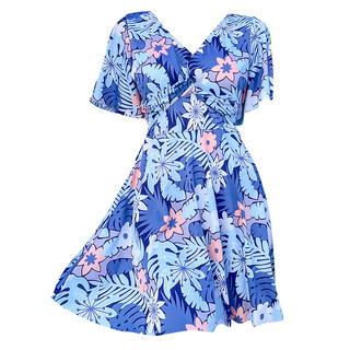 Plump Bé Gái Đồ Bơi Kích Thước Lớn Giảm Béo Và Thời Trang Váy Hoa Đồ Bơi Xiêm Bảo Thủ Mẹ Đồ Bơi 111B