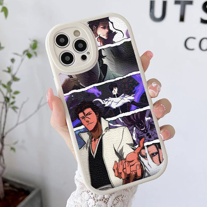 TP-1 Sosuke Aizen Bleach Anime Da Cừu Dành Cho iPhone 17,15 14 13 11 12 Pro Max Mini 8 7 Plus SE 2020 X XR XS MAX Soft Ba