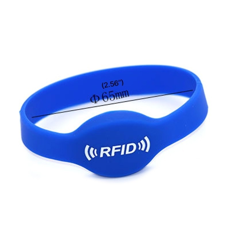 Shas Đa Năng Dây Đeo Tay Silicon 125khz EM4100 TK4100 RFID Vòng Tay Mềm Chống Nhăn Dễ Mặc Để Truy Cập Contr