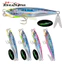 Kim Loại Dạ Quang Chậm Jig 3D In Thân 20-80g Chìm Đúc Jigging Mồi Với Hai Móc Hỗ Trợ Cho Cá Ngừ Bass Đúc Dài Câu Cá Jig Mồi