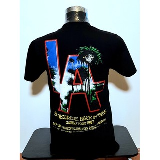 Ban nhạc Baju Vintage Reprint Repro Iron Maiden La World Tour 1987 Áo thun ban nhạc