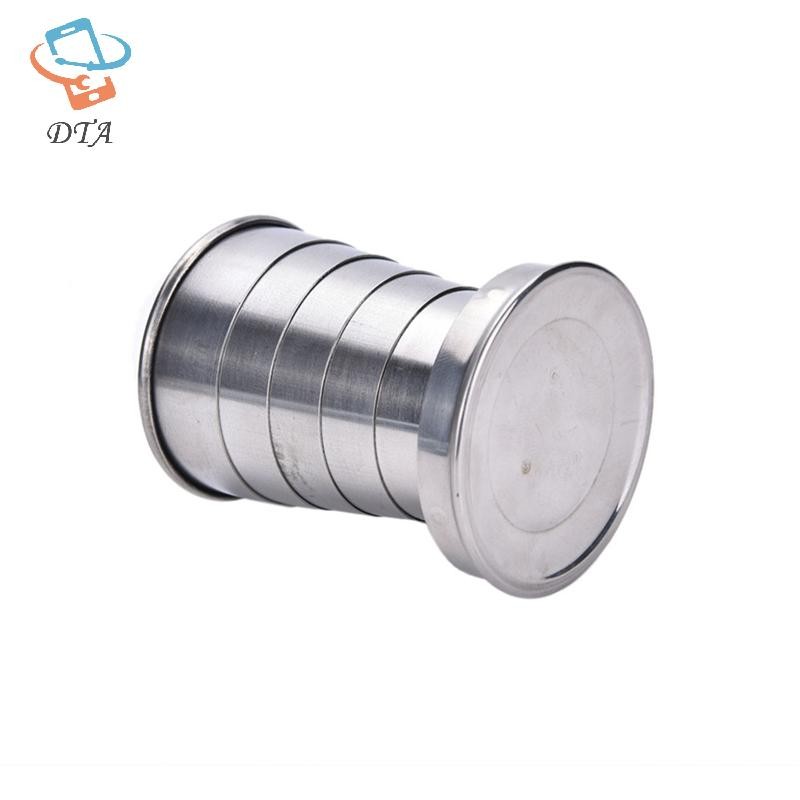 [DTA] Cốc gấp du lịch ngoài trời di động bằng thép không gỉ Kính thiên văn VN