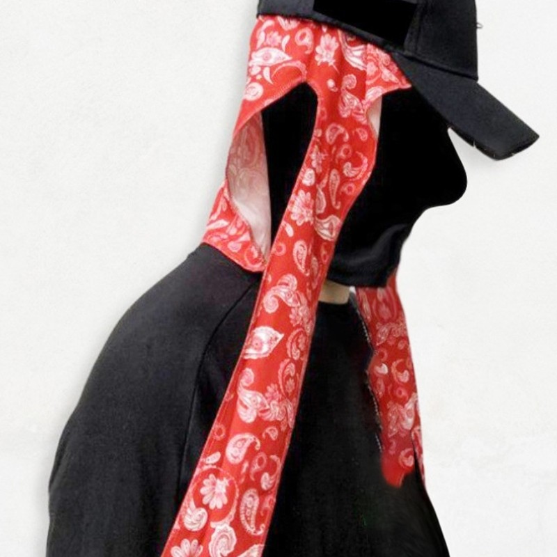 Bầu Trời HIPHOP Durag Bandana Đầu Khăn Turban Cho Nữ Phong Cách Đường Phố Turban Unisex Đầu Quấn Bandana