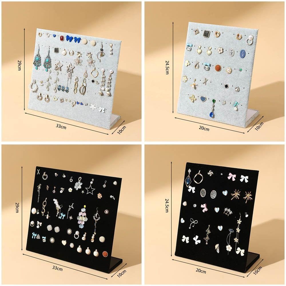 Kệ trưng bày tai gỗ YUUKII, 12/24 móc tháo rời, đạo cụ trang sức