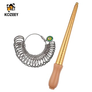 Bộ Dụng Cụ Đo Size US Size 1-13 Kim Loại Cho Dụng Cụ Trang Sức Ngón Tay Đo Kích Thước Thanh Cưới Trang Sức