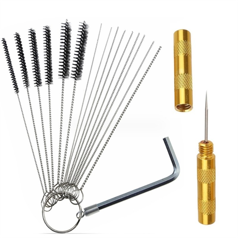 Bộ dụng cụ làm sạch Airbrush chuyên nghiệp Mon cần thiết cho kim phun nghệ sĩ