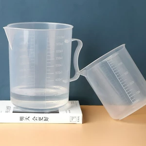 Ca đong định lượng pha chế dày dặn, chắc chắn dung tích 250ml, 500ml, 1000ml