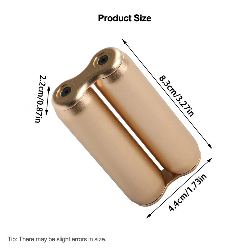 1 Máy Tính Hợp Kim Nhôm Fidget Con Lăn Đồ Chơi Cho Người Lớn Cọ Con Lăn Để Giảm Căng Thẳng Sáng Tạo Văn Phòng Đồ Chơi Du Lịch Có Dây Kéo Túi Bảo Quản