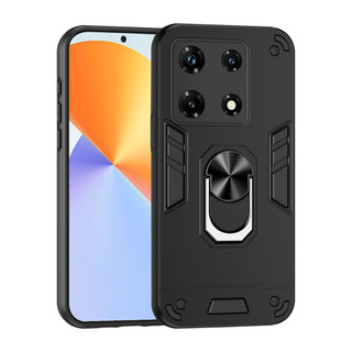 Dành cho infinix Note 30 Pro / 30 Vip 4G / 5G Ốp điện thoại có chân đế Vòng Metel Giá đỡ từ tính Mặt sau cứng Cạnh TPU mềm Chống sốc Chống rơi Vỏ mỏng mỏng