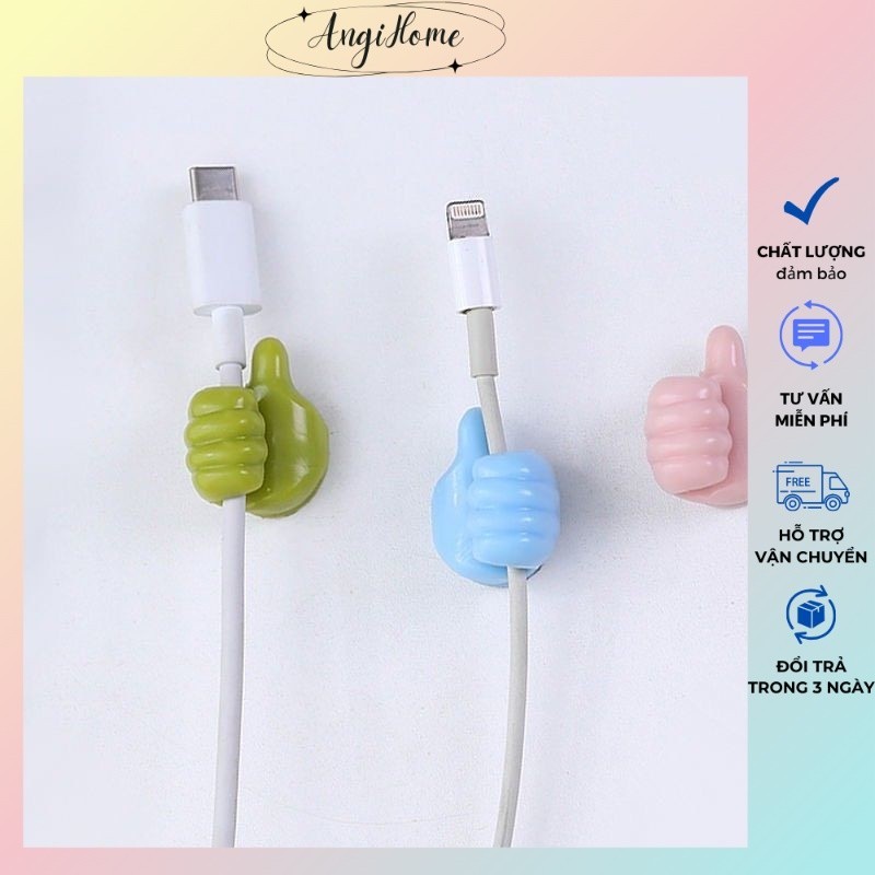 Móc treo dây cáp sạc hình bàn tay độc đáo ANGIHOME