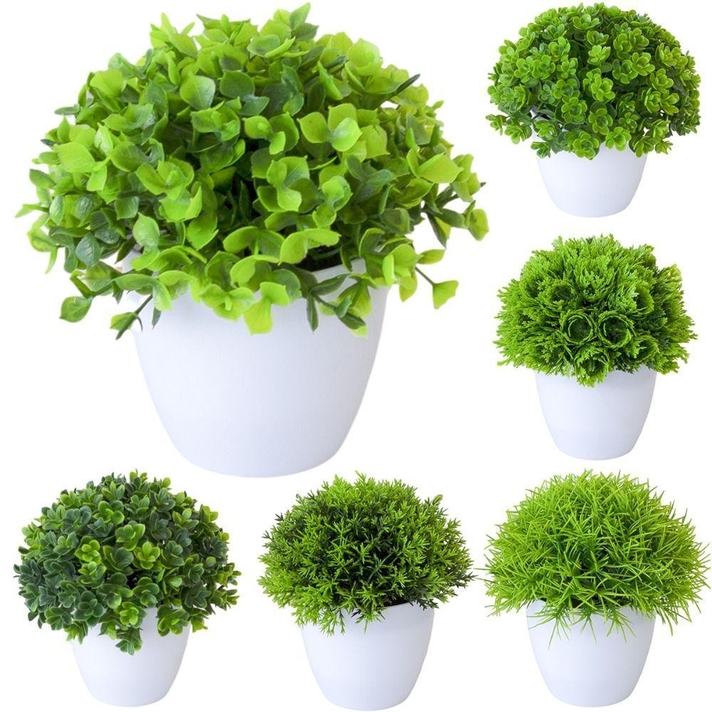 Cây cảnh nhân tạo AWNGD, Bạch đàn Snapdragon Trang trí nội thất, Trung tâm bàn làm xanh không phai màu bằng nhựa năng lượng