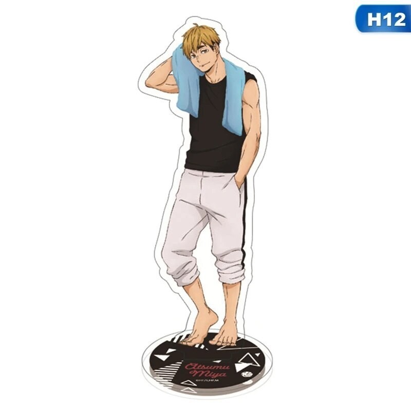 Mô hình Standee Haikyuu Hinata Shoyo Tobio Kenma Kuroo Akaashi Kotaro Kei Yaku 8 Phụ kiện trang trí để bàn góc học tập